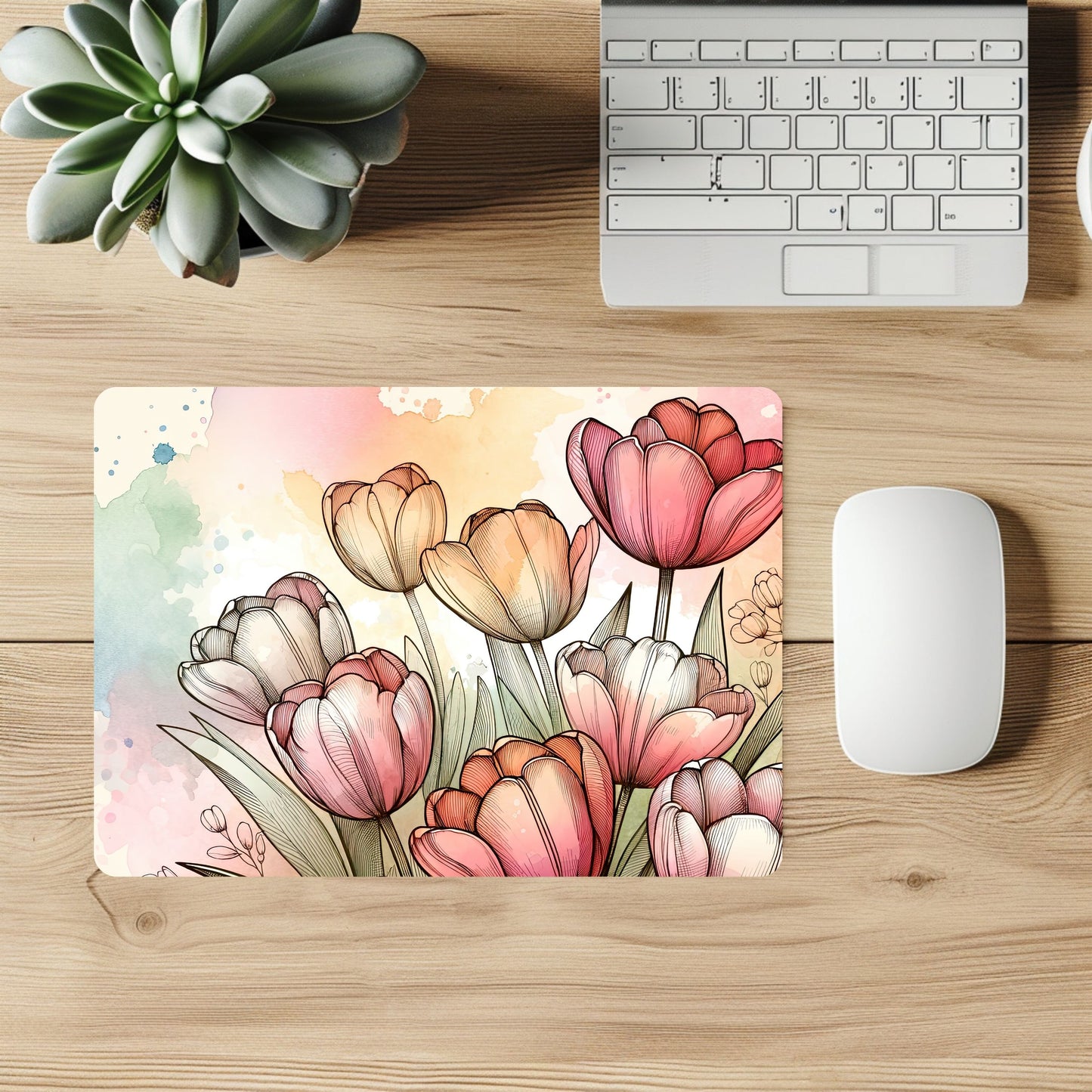 Mouse Pad - Colour Florals Various Designs