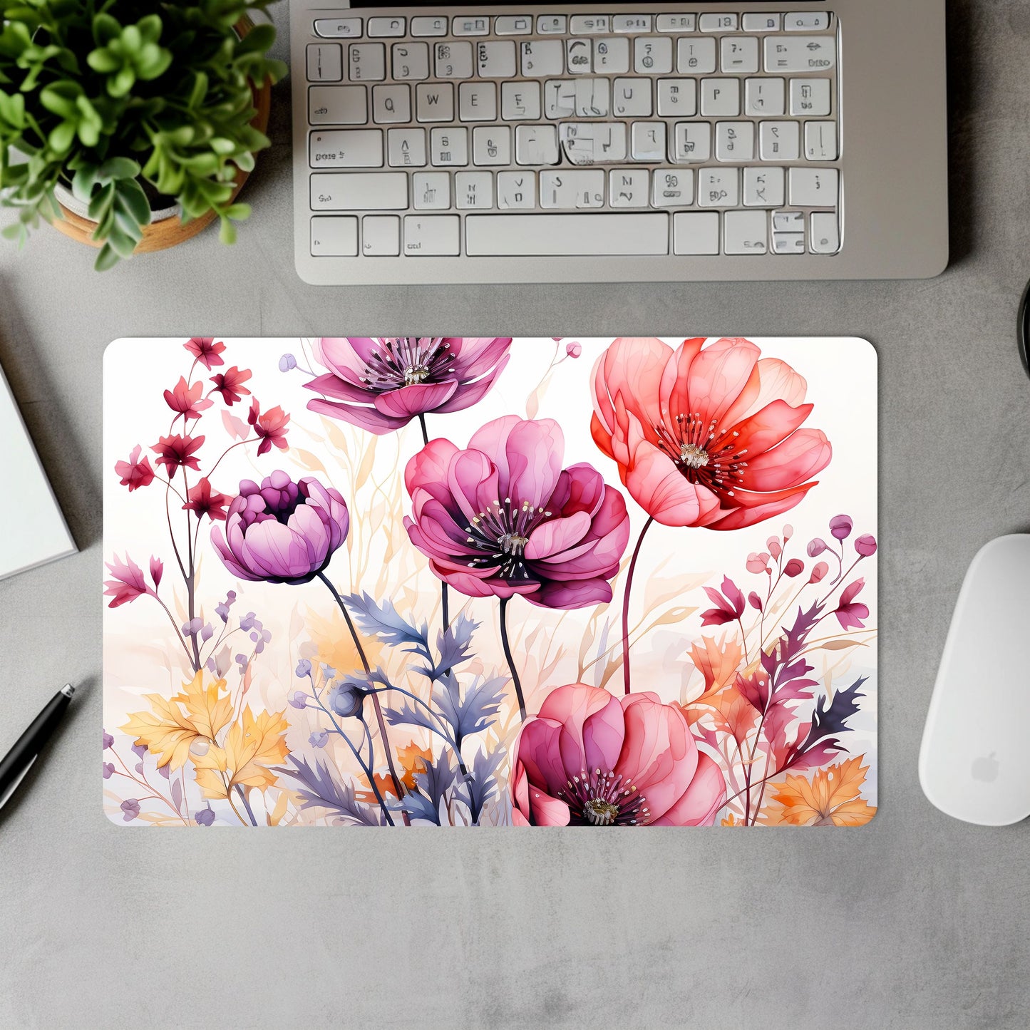 Mouse Pad - Colour Florals Various Designs