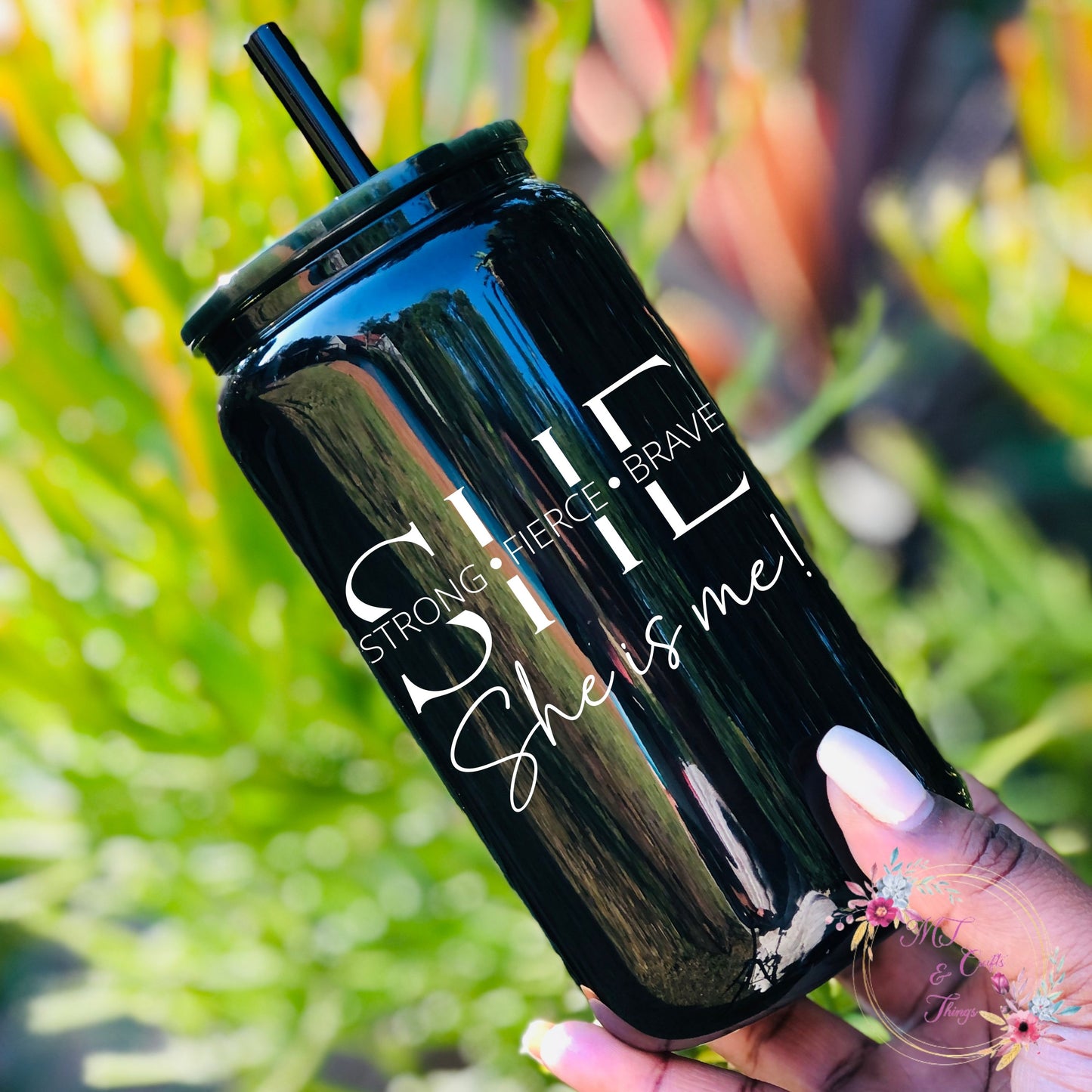 Black Glass Can - She/Her Designs