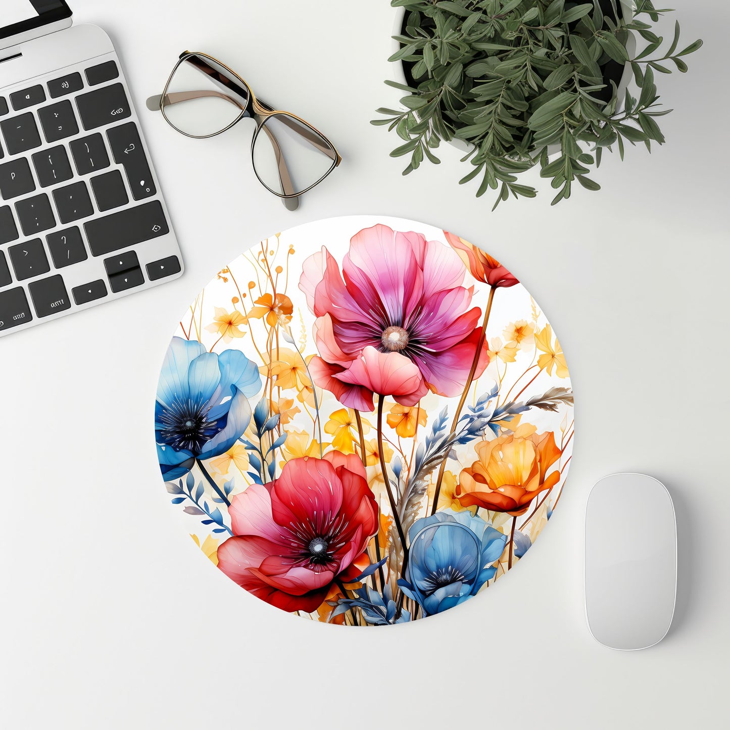 Mouse Pad - Colour Florals Various Designs