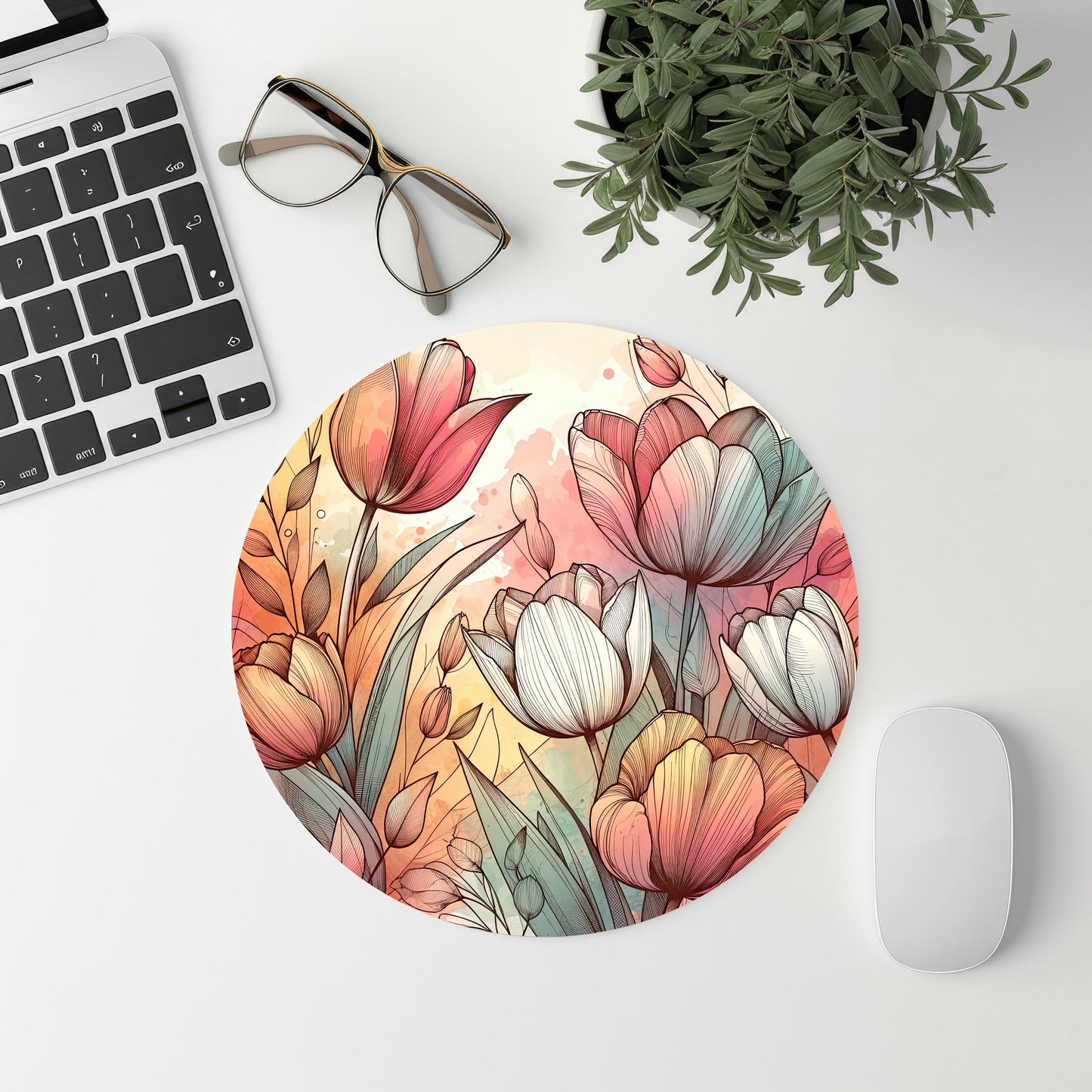 Mouse Pad - Colour Florals Various Designs