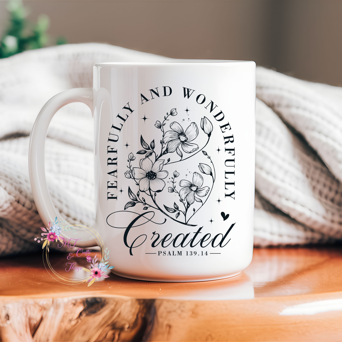 15oz Ceramic Mug - Fearfully & Wonderfully Created