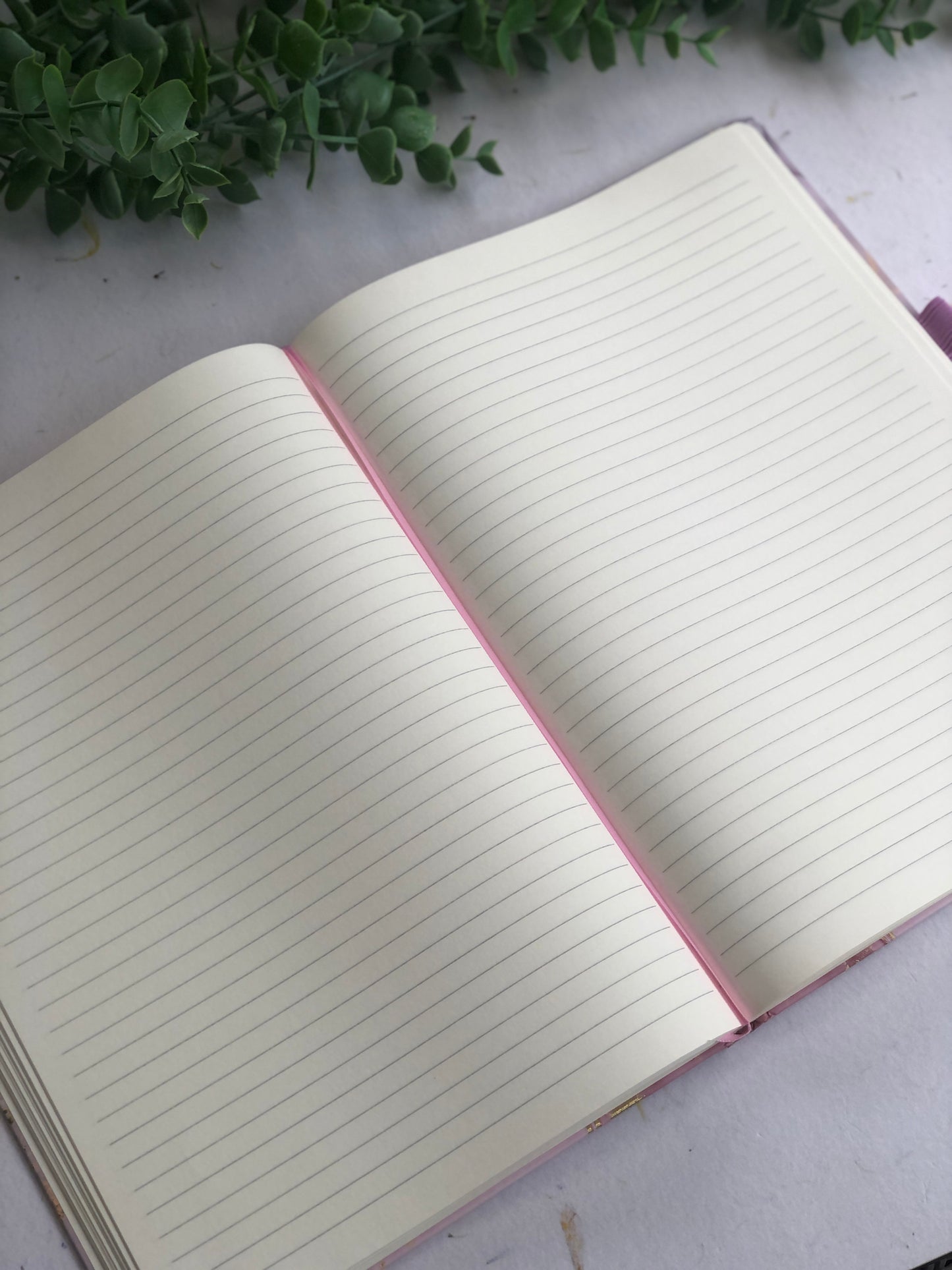 A4 Hard Cover Lined Gold Trim Notebook