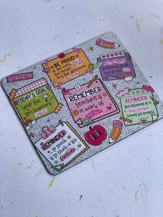 Teacher Affirmations Mouse Pad