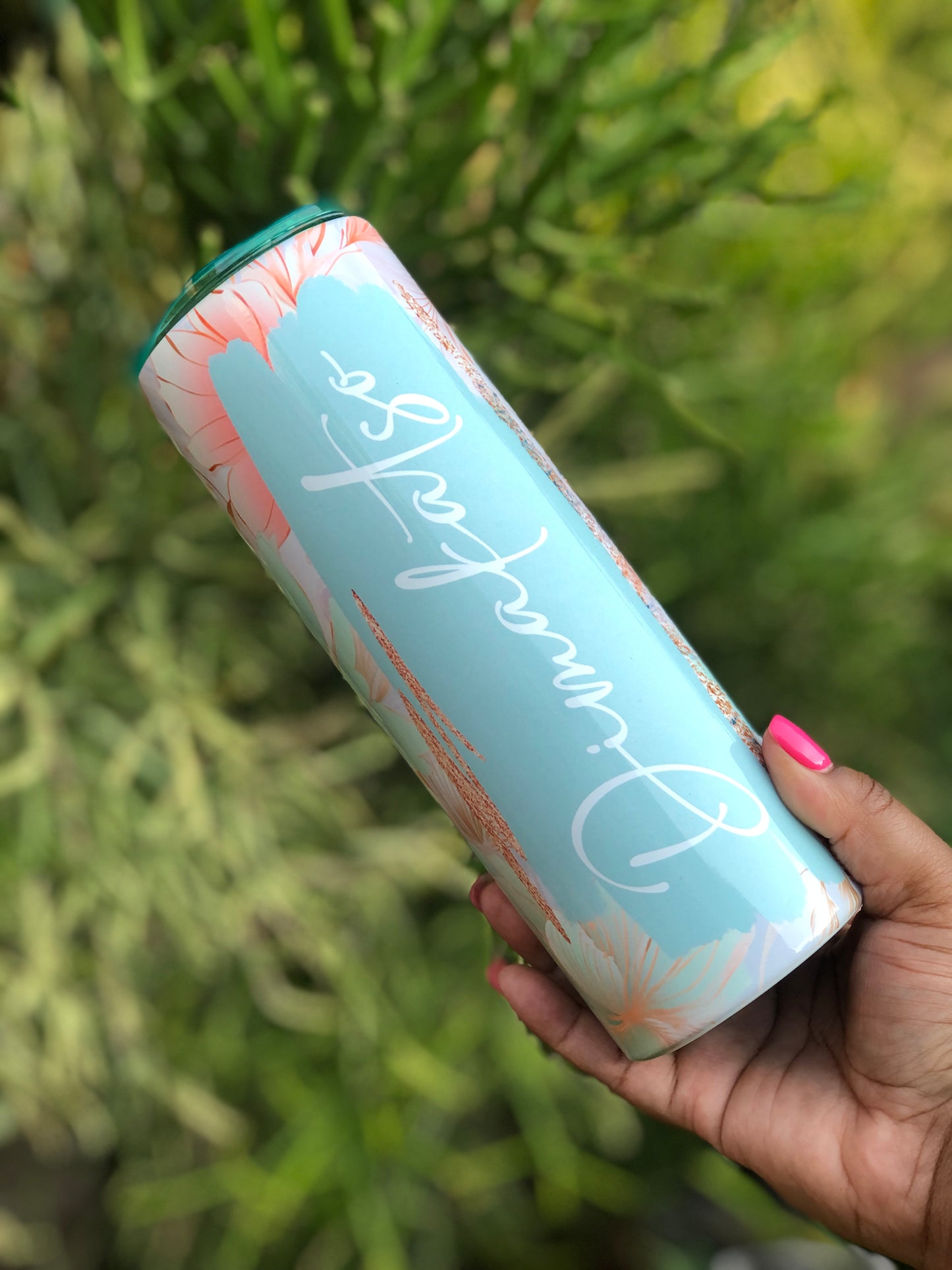 20oz Skinny Tumbler - Add Name (Various Designs)