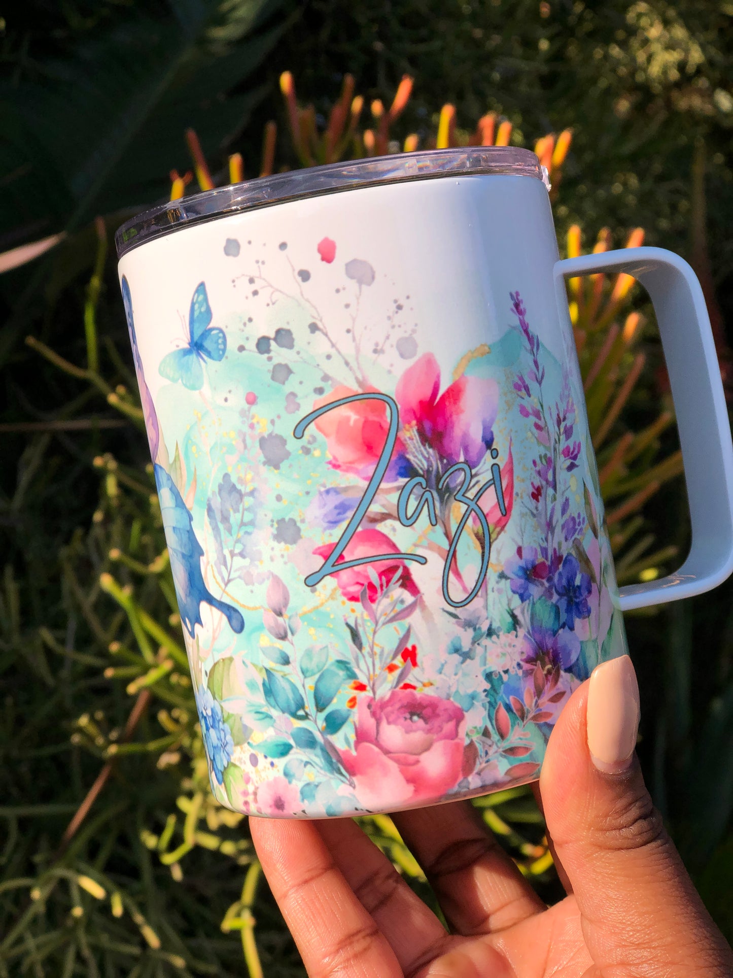 Stainless Steel Mug - Butterflies