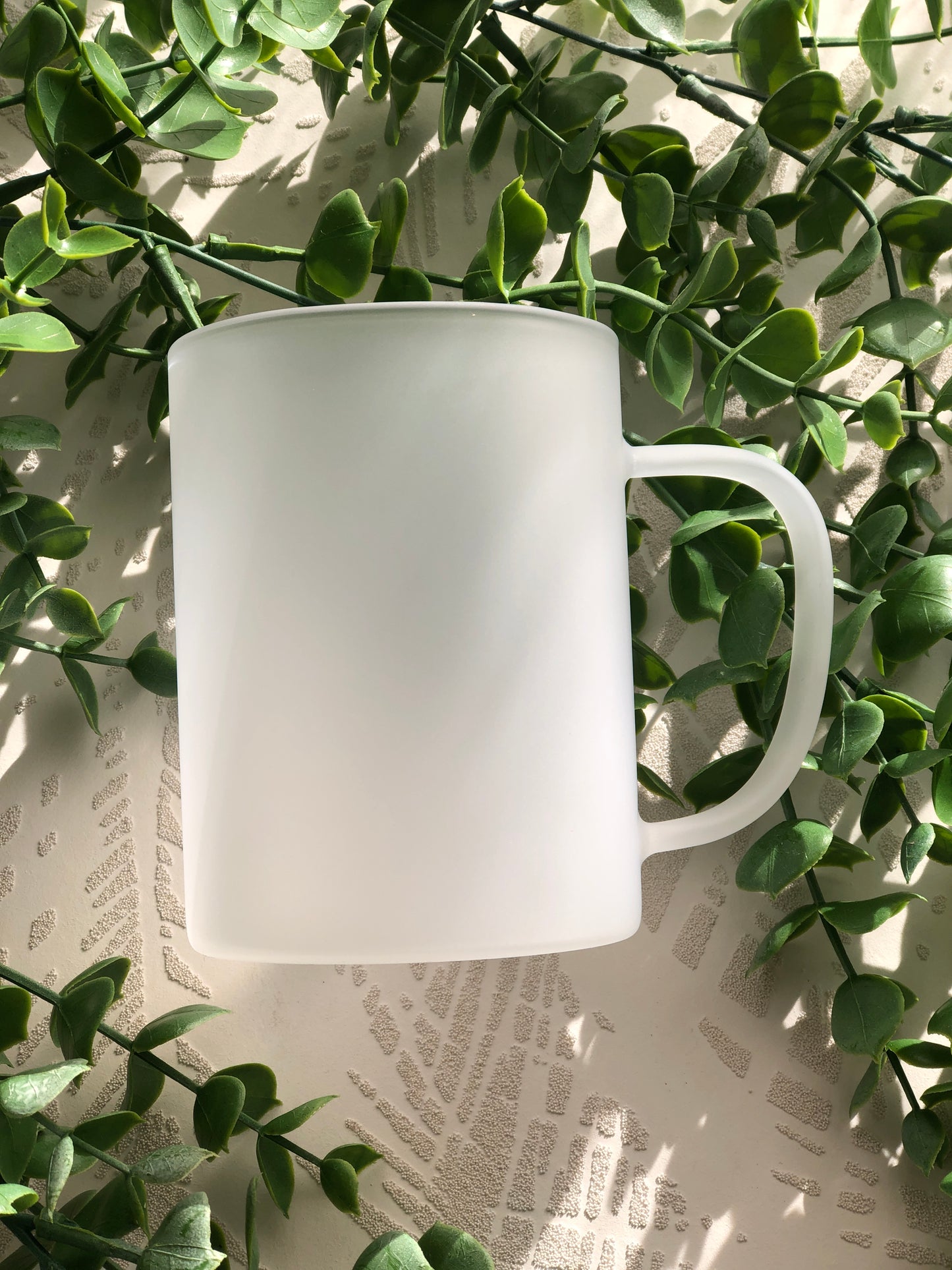 Frosted Glass Mug - Fearfully and Wonderfully Created