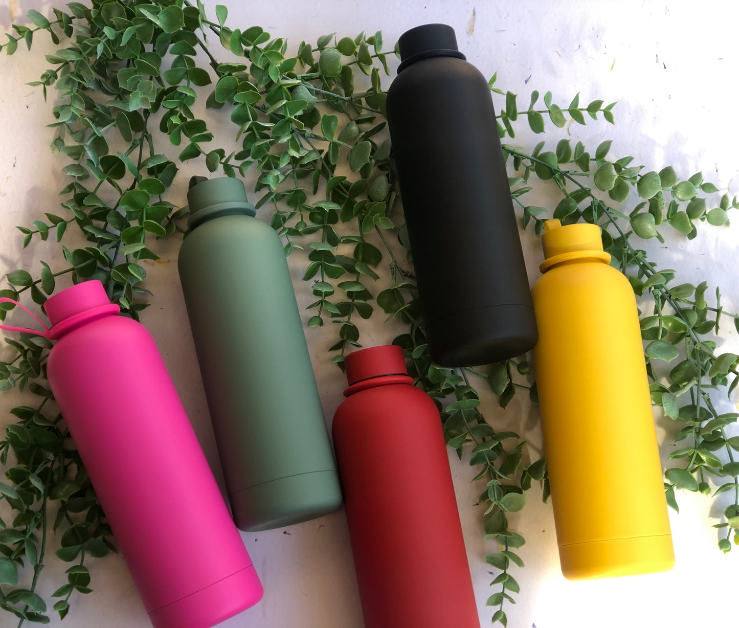 750ml Matte Stainless Steel Water Bottle - Various Colours
