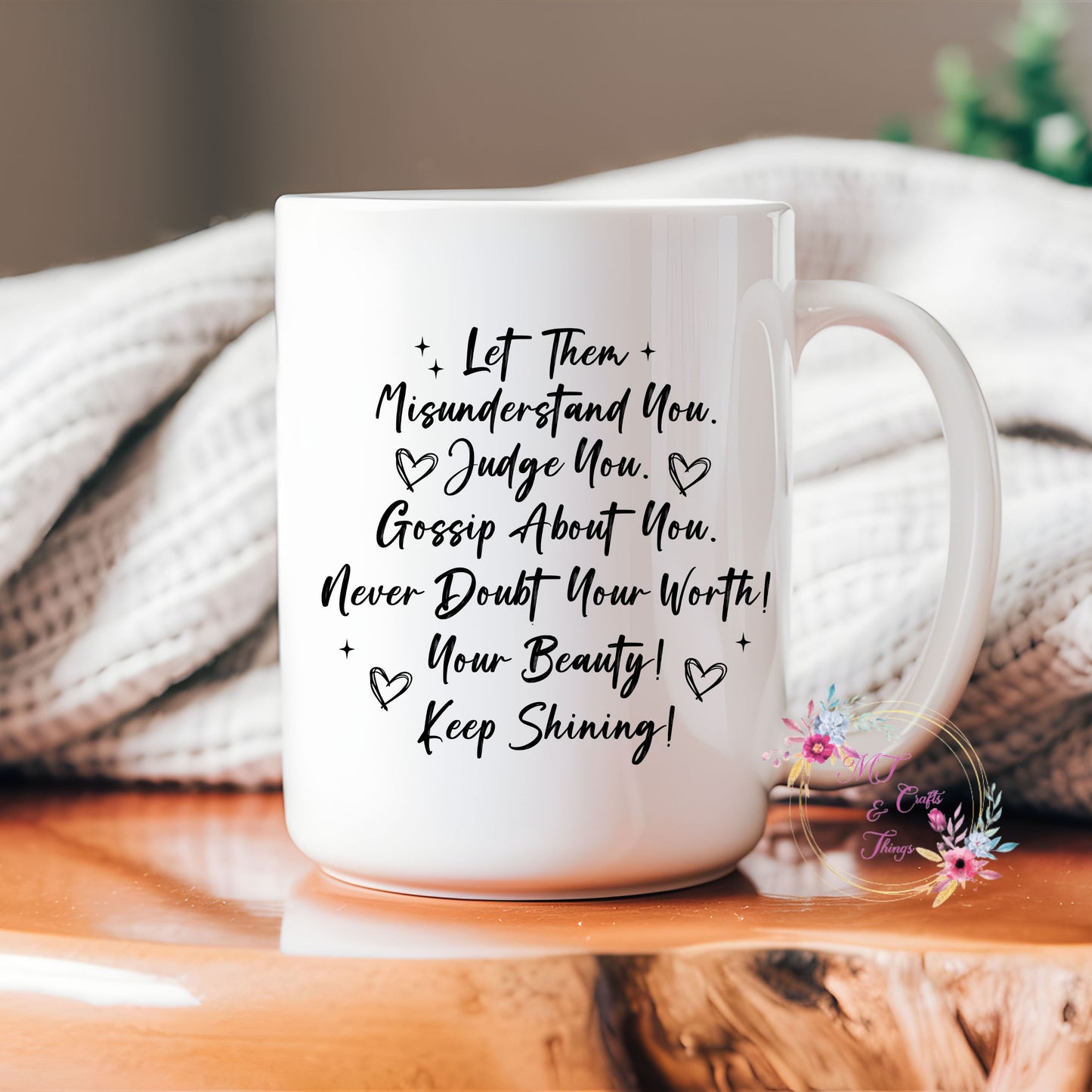 15oz Ceramic Mug - Let Them_Heart