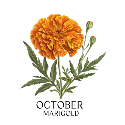 Glass Can - Birth  Month Flower