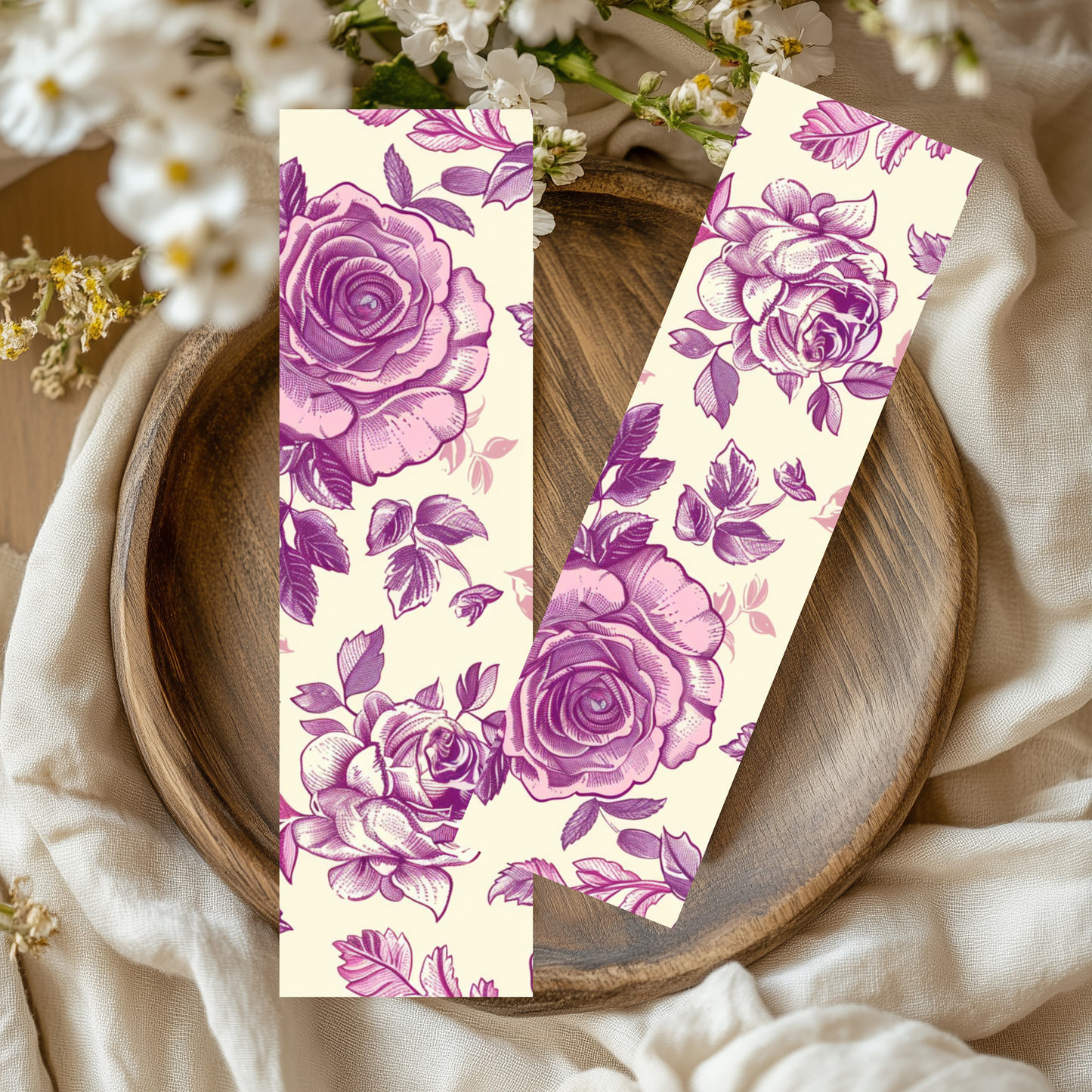 Sub-Acrylic Bookmarks - Vintage Florals