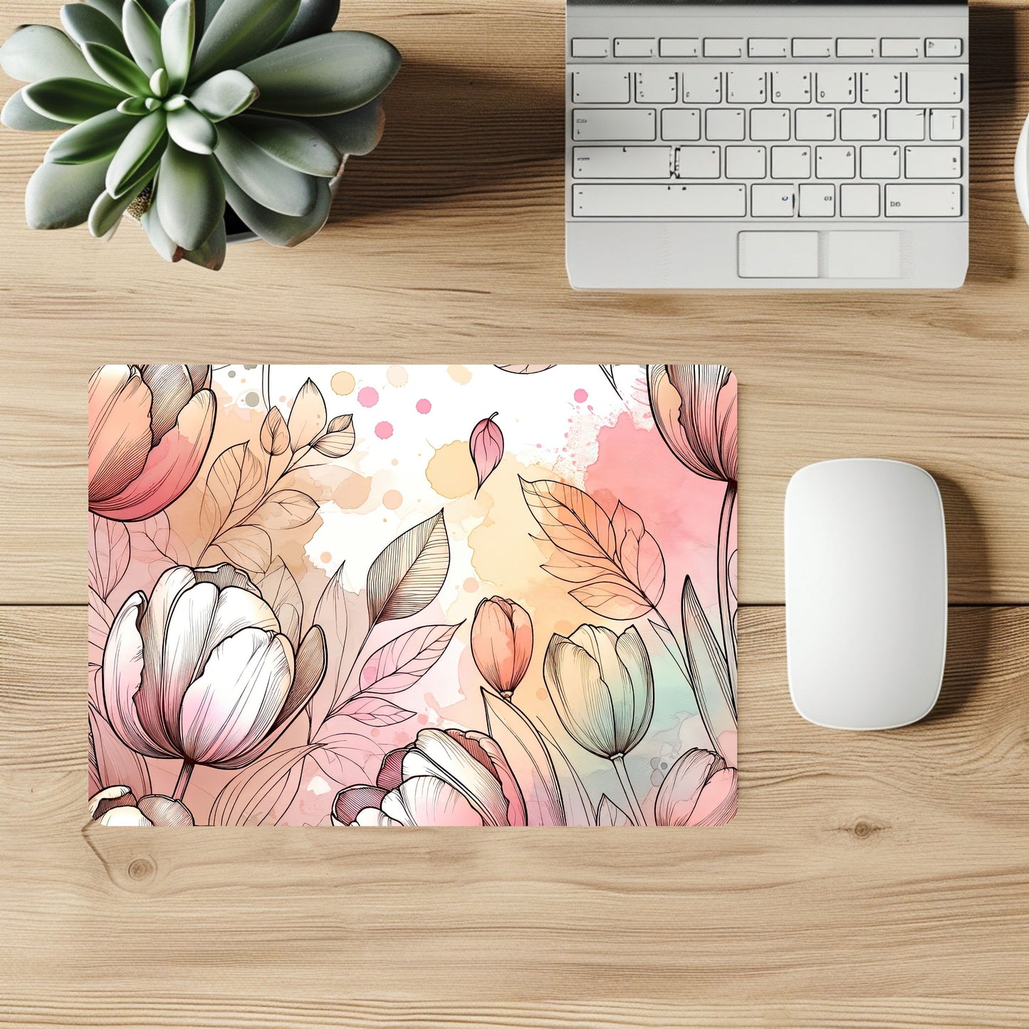 Mouse Pad - Colour Florals Various Designs