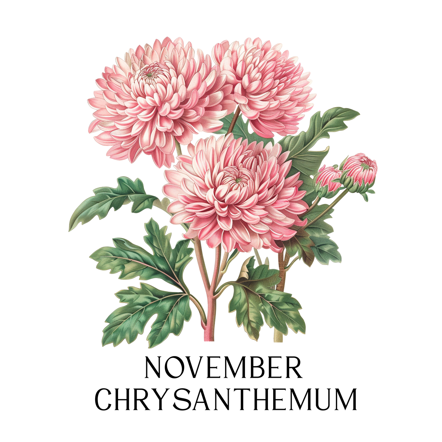 Glass Can - Birth  Month Flower