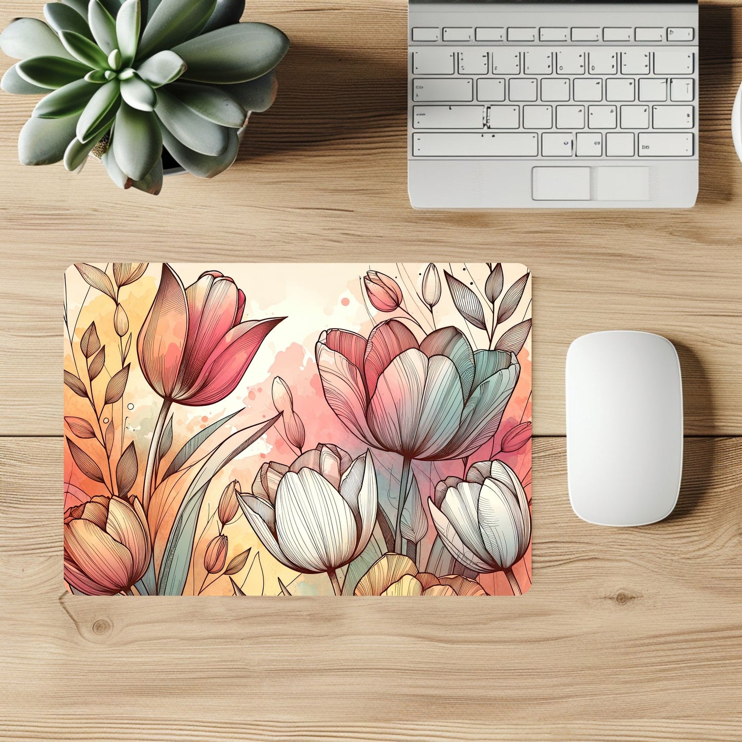 Mouse Pad - Colour Florals Various Designs