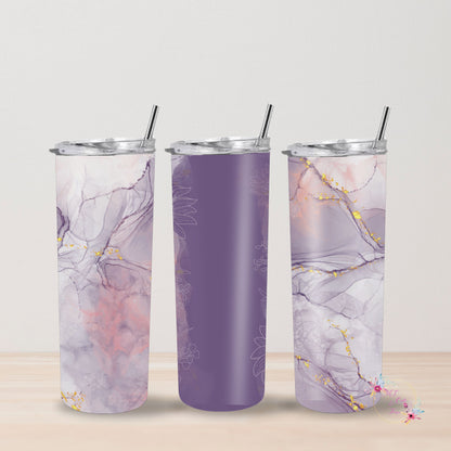 20oz Skinny Tumbler - Add Name (Various Designs)