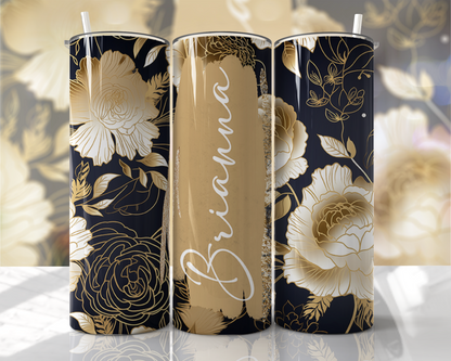 20oz Skinny Tumbler - Add Name (Various Designs)