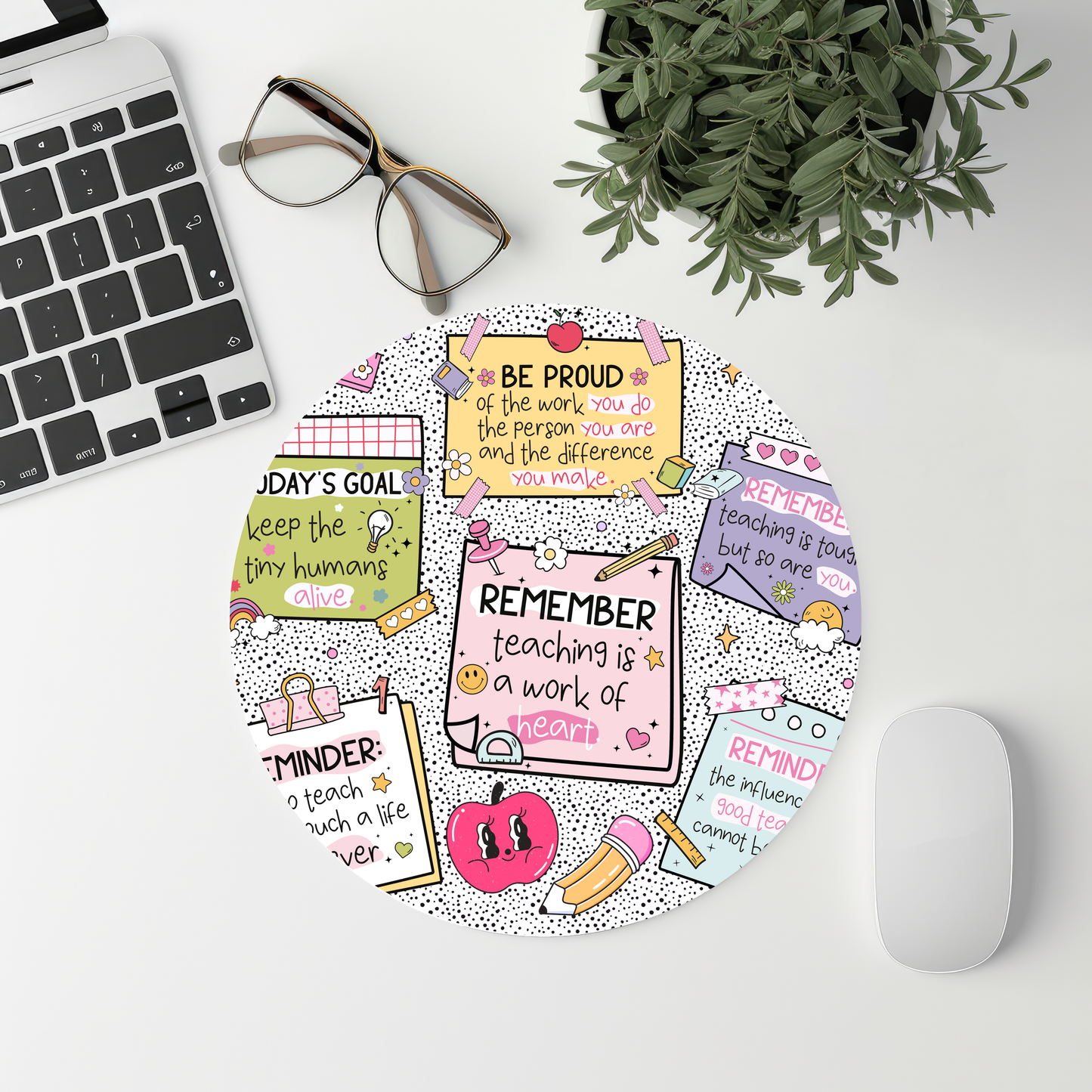 Teacher Affirmations Mouse Pad