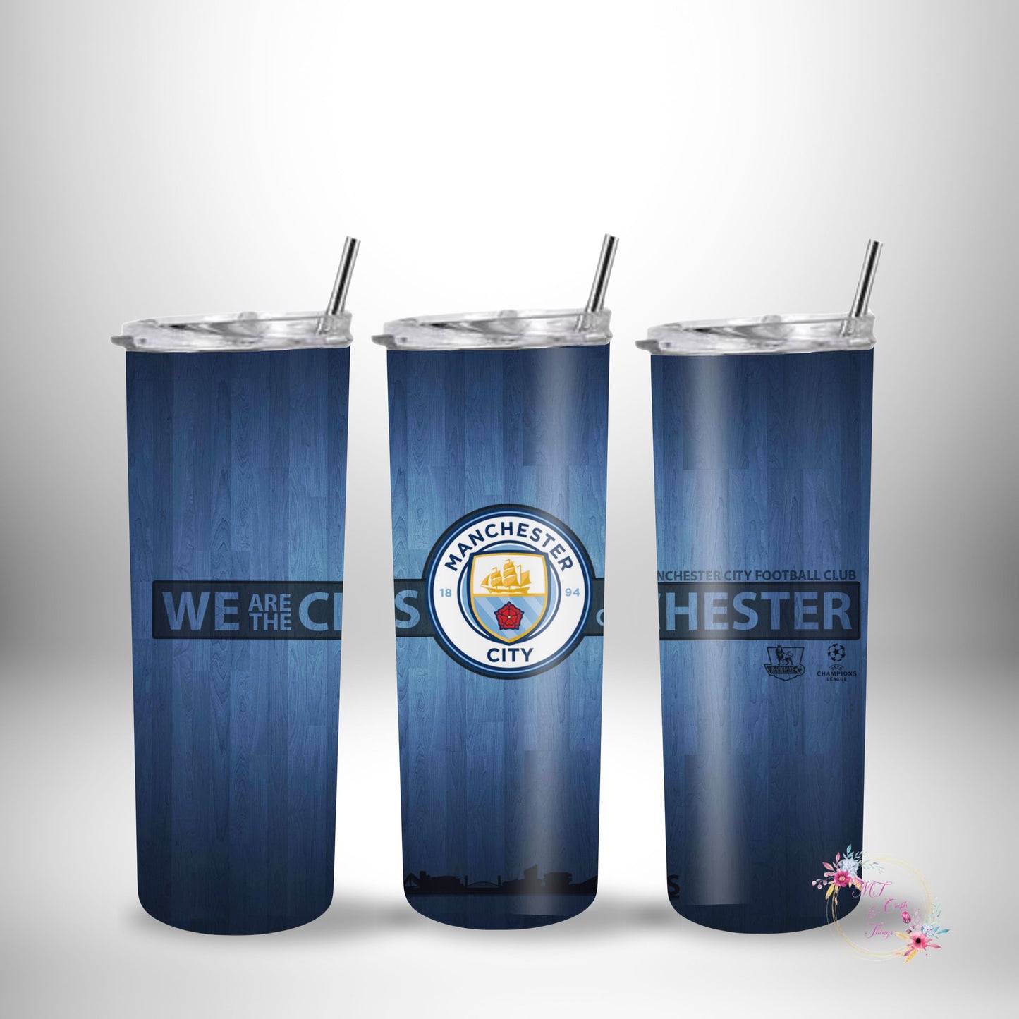 Manchester City Team Skinny Tumblers