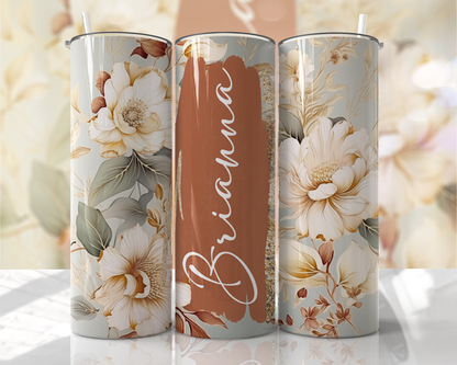 20oz Skinny Tumbler - Add Name (Various Designs)