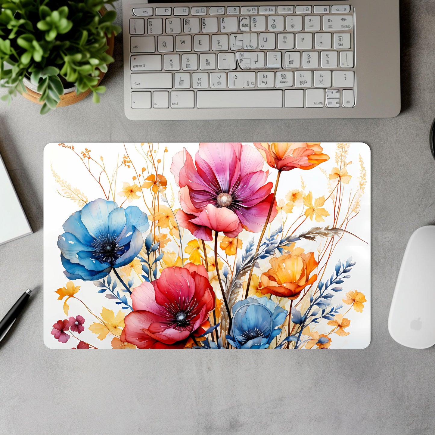 Mouse Pad - Colour Florals Various Designs