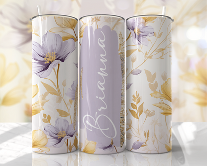 20oz Skinny Tumbler - Add Name (Various Designs)