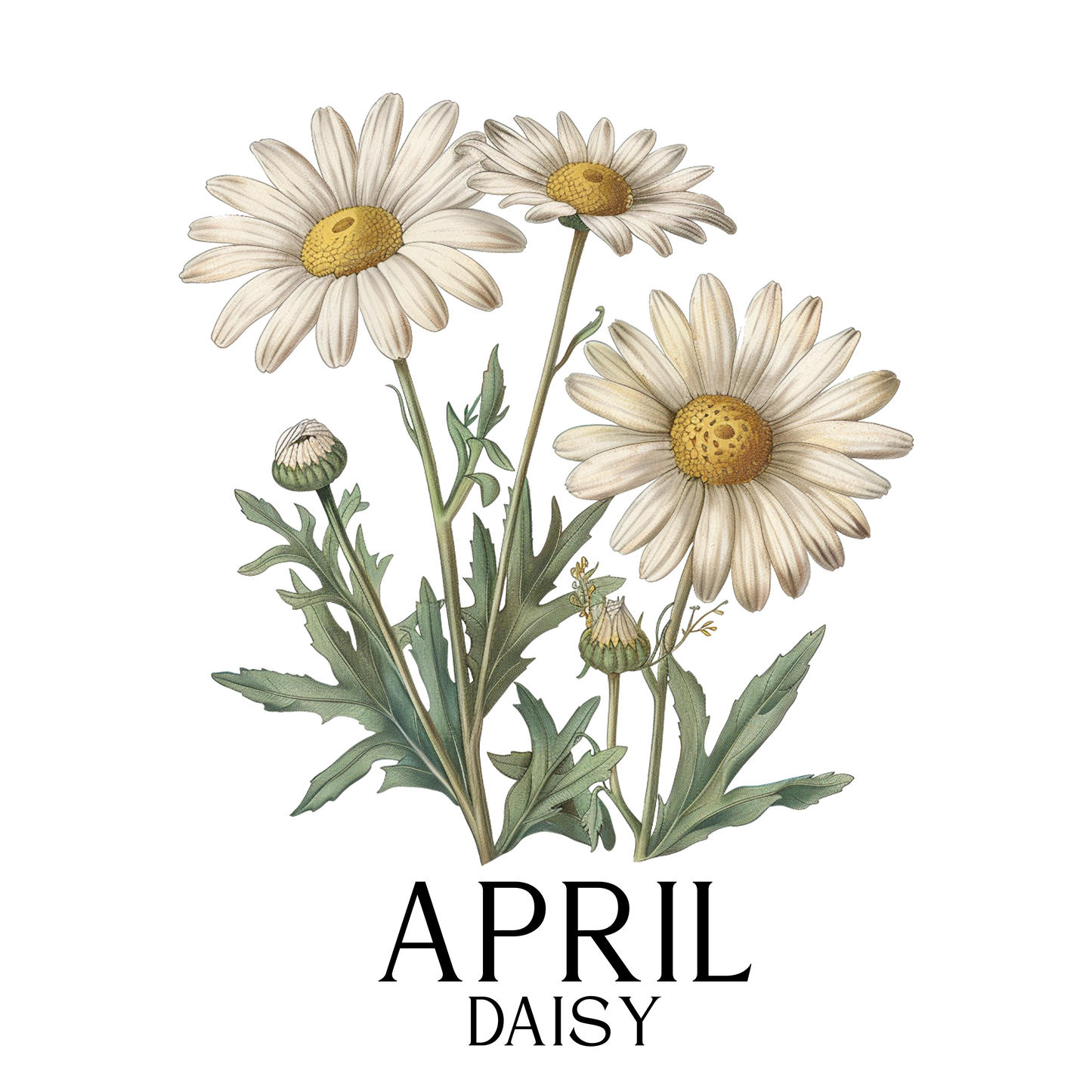 Glass Can - Birth  Month Flower