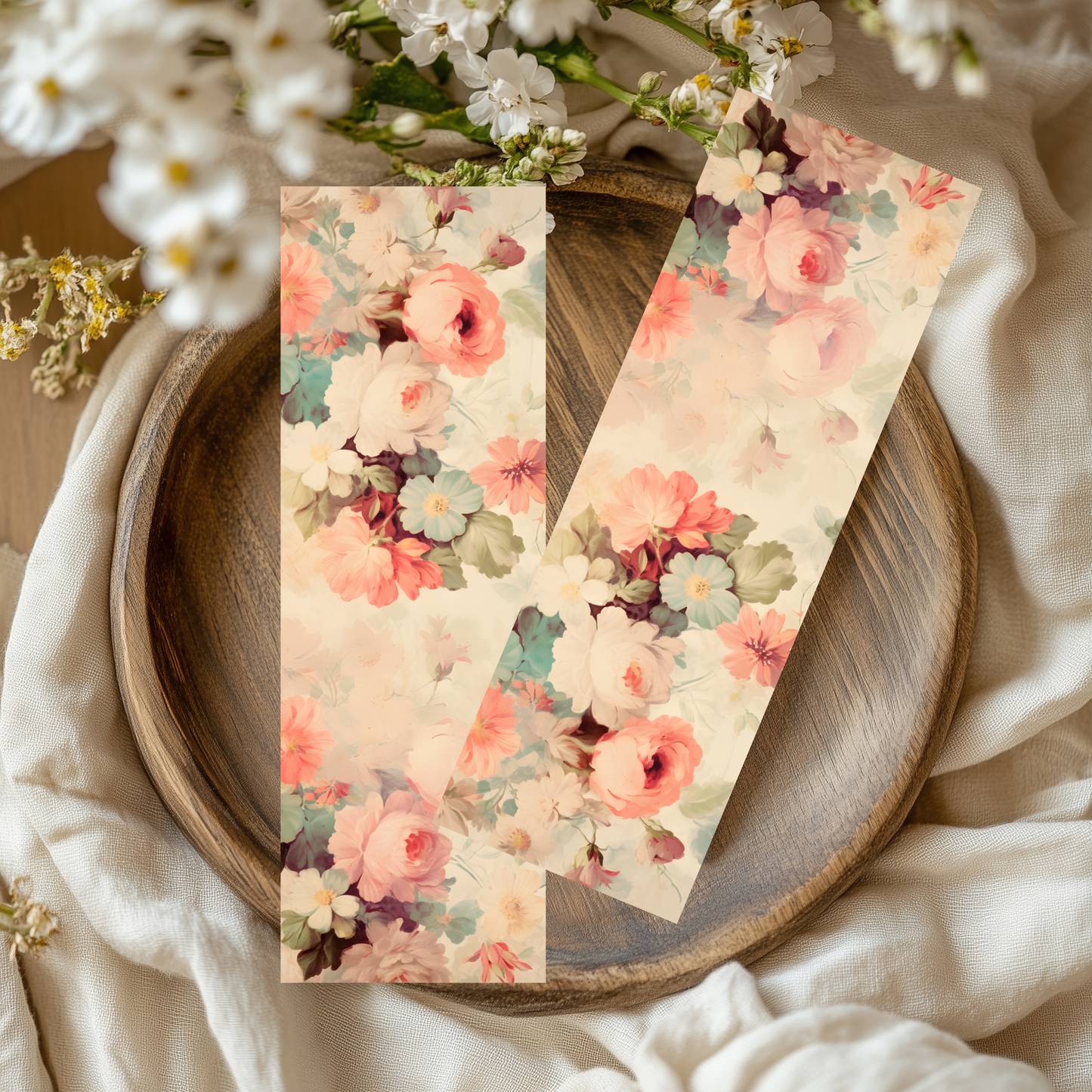 Sub-Acrylic Bookmarks - Vintage Florals