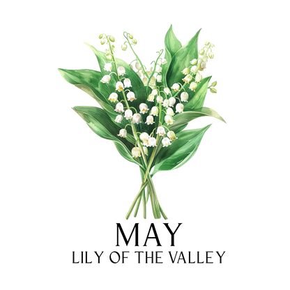 Glass Can - Birth  Month Flower