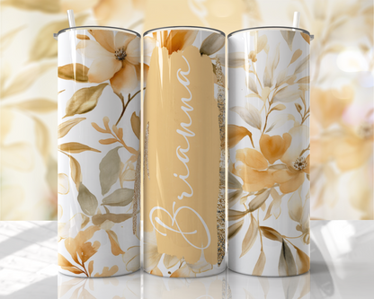 20oz Skinny Tumbler - Add Name (Various Designs)
