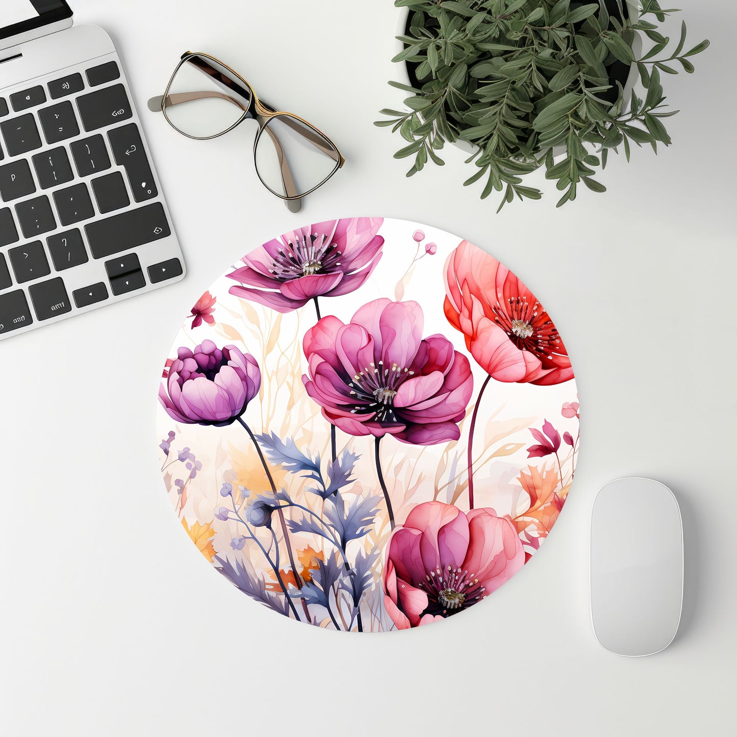 Mouse Pad - Colour Florals Various Designs