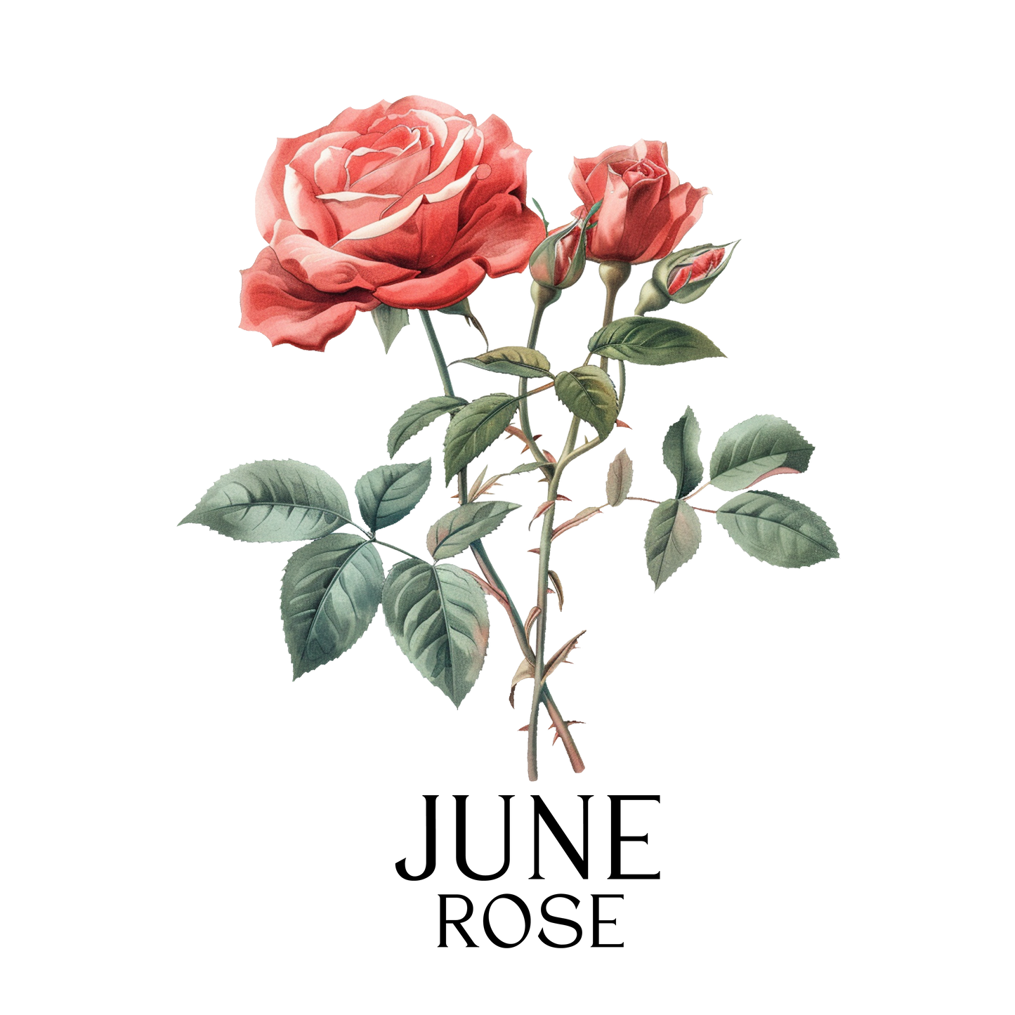 Glass Can - Birth  Month Flower