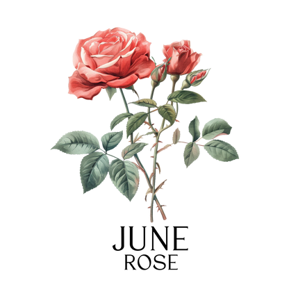 Glass Can - Birth  Month Flower