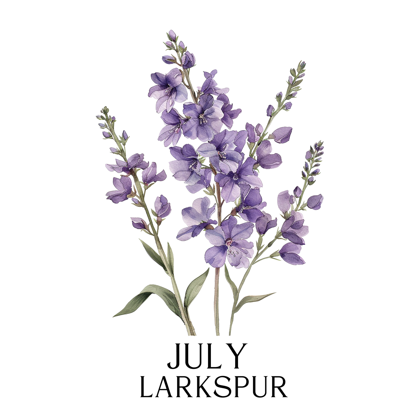 Glass Can - Birth  Month Flower