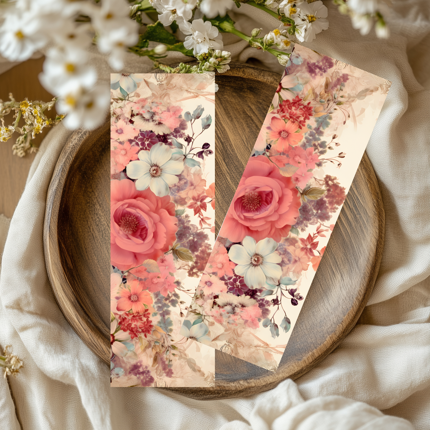 Sub-Acrylic Bookmarks - Vintage Florals