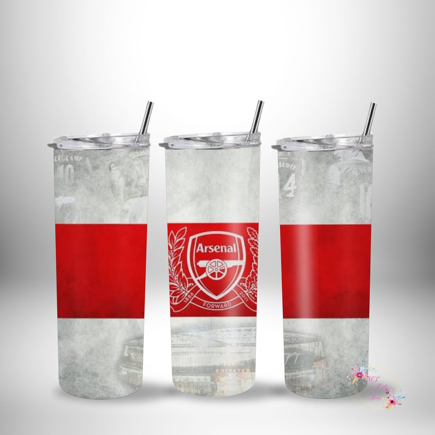 Arsenal Team Skinny Tumblers