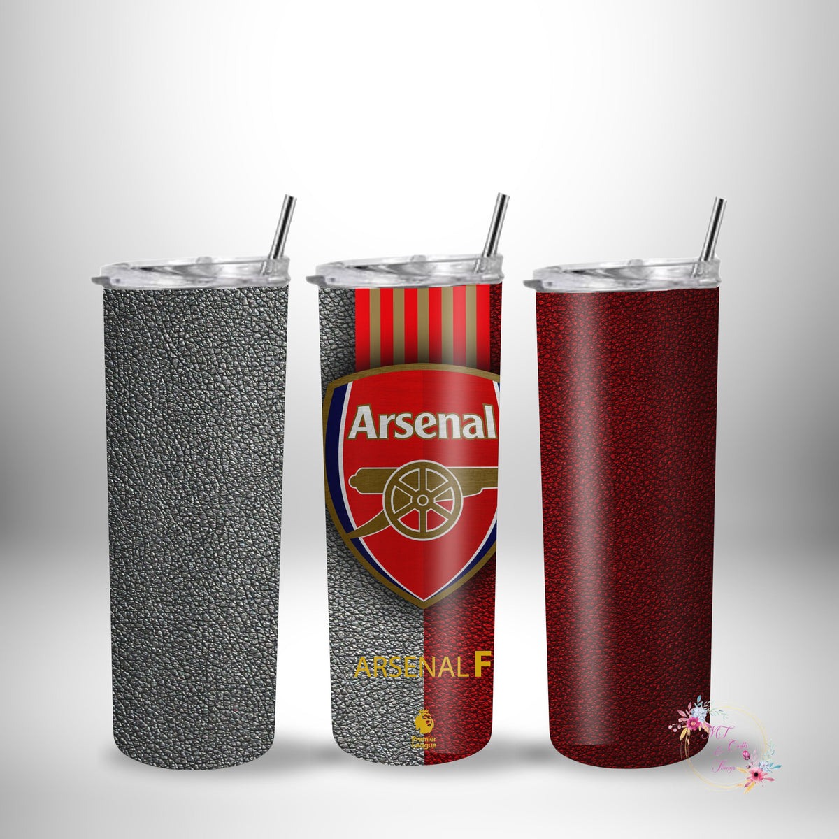 Arsenal Team Skinny Tumblers