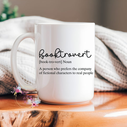 15oz Ceramic Mug - Booktrovert