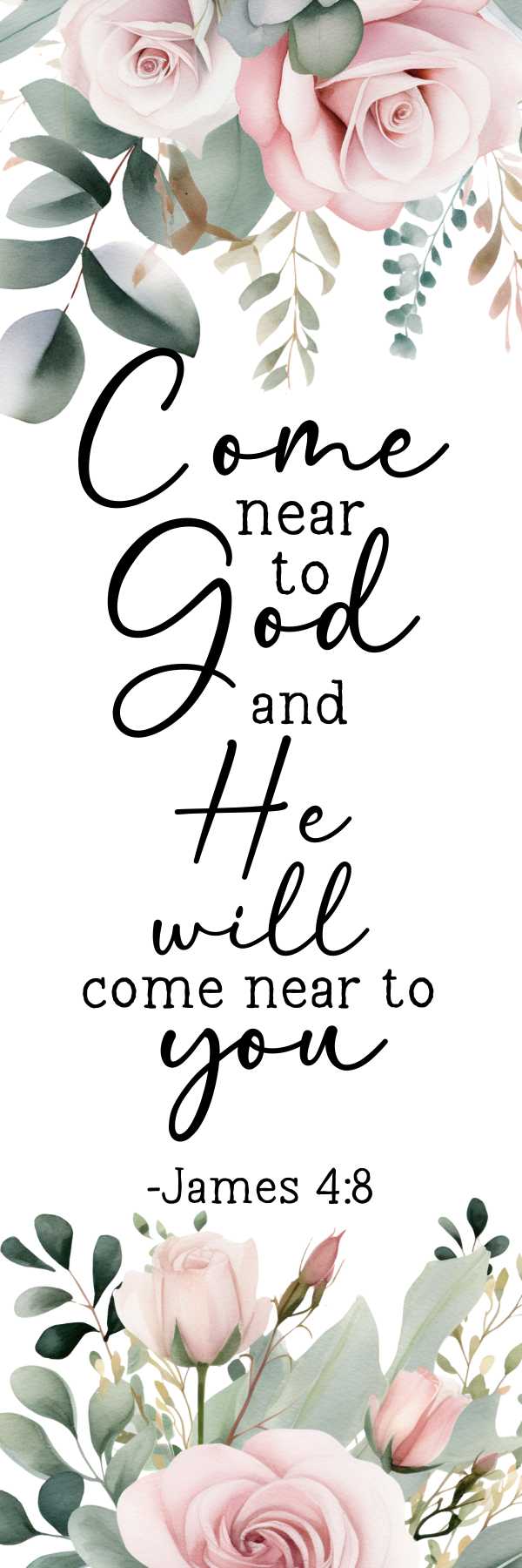 Sub-Acrylic Bookmark - Bible Verses
