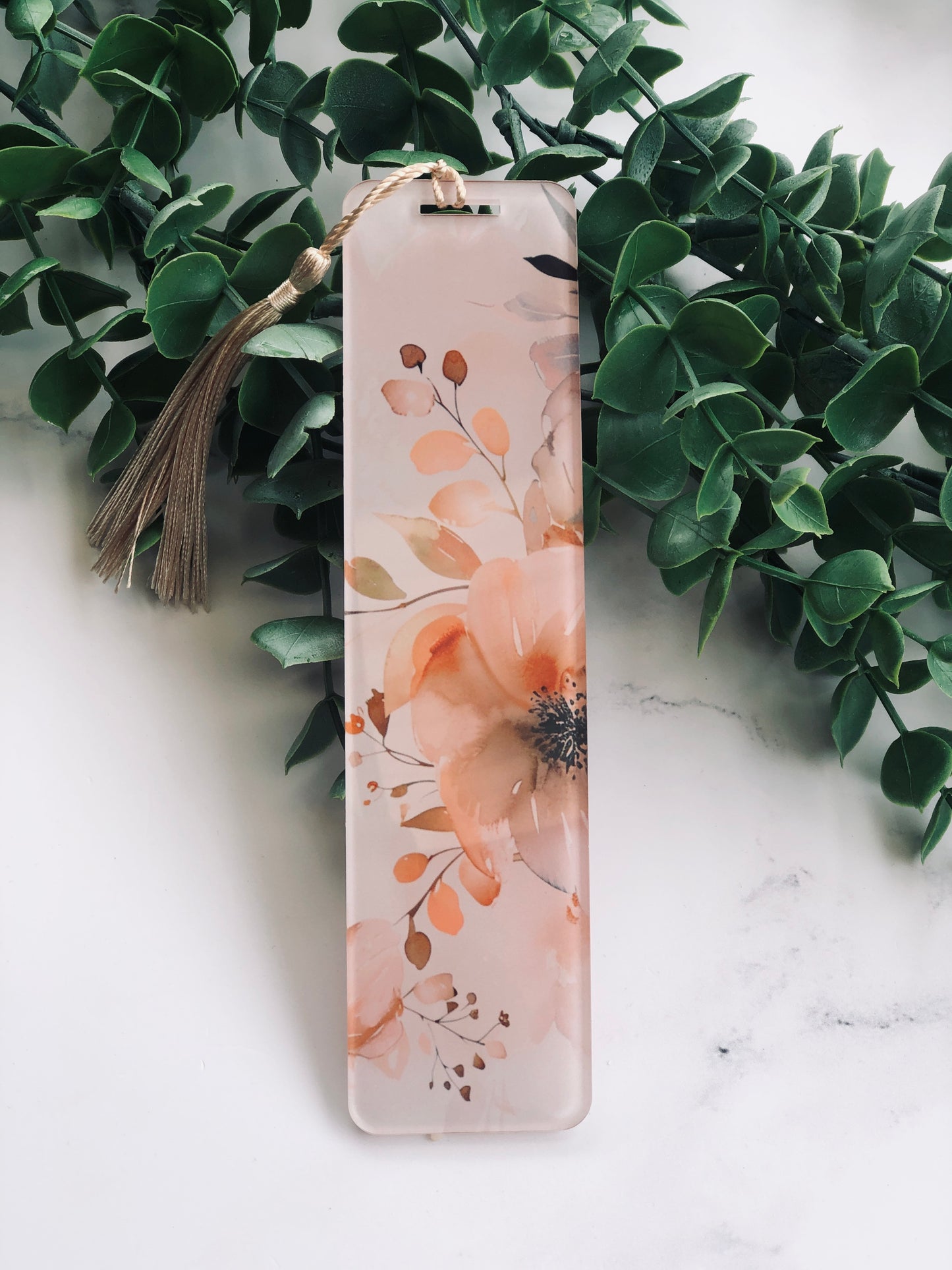 Sub-Acrcylic Bookmarks - Beige Florals