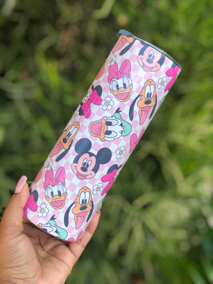 20oz Skinny Tumbler - Mickey & Friends