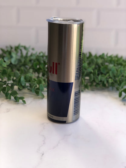 20oz Silver Skinny Tumbler - Red Bull Original