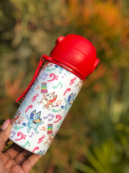 Kiddies Buddy Sippy Bottle - Bluey Musical Notes