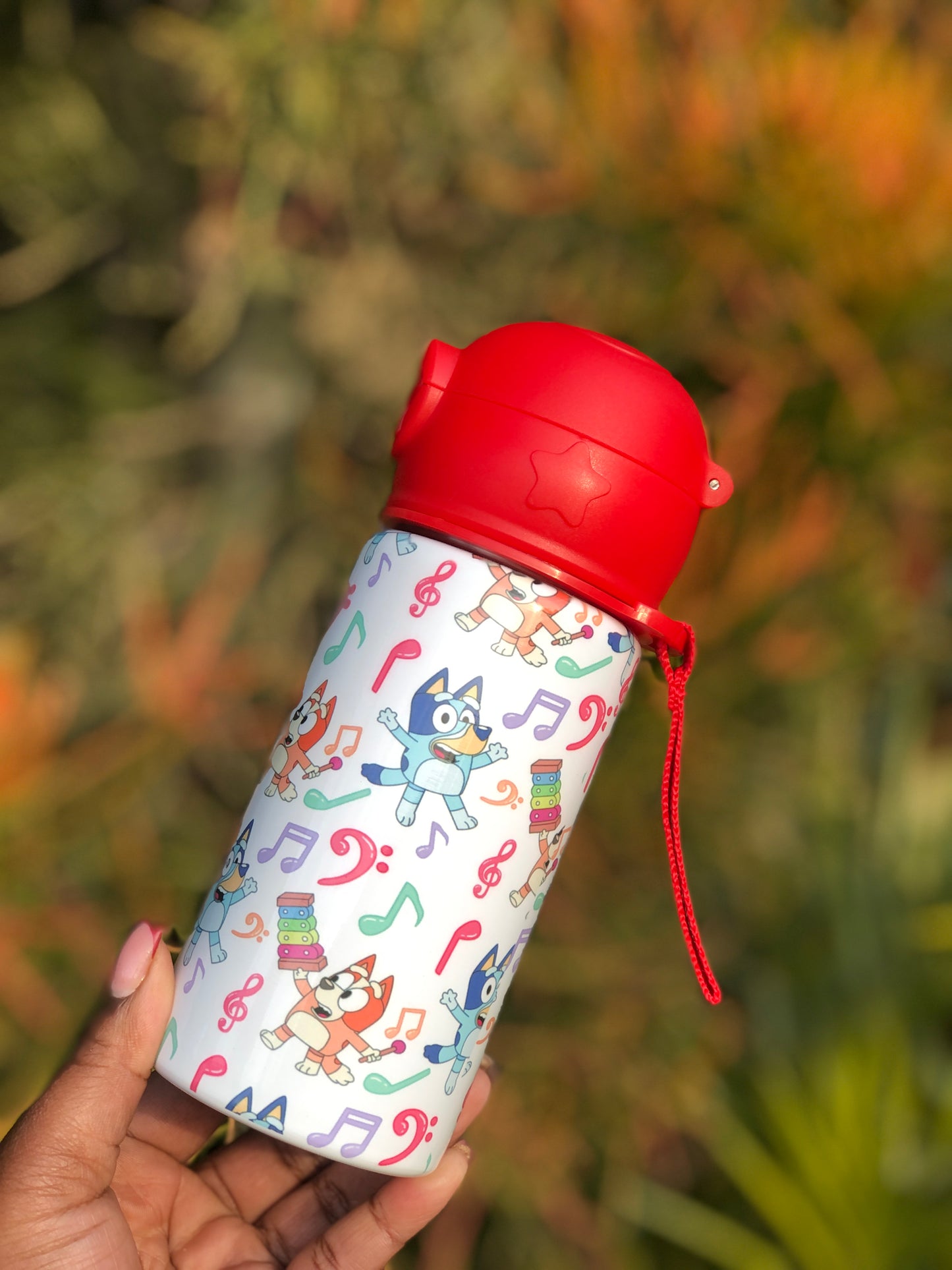Kiddies Buddy Sippy Bottle - Bluey Musical Notes