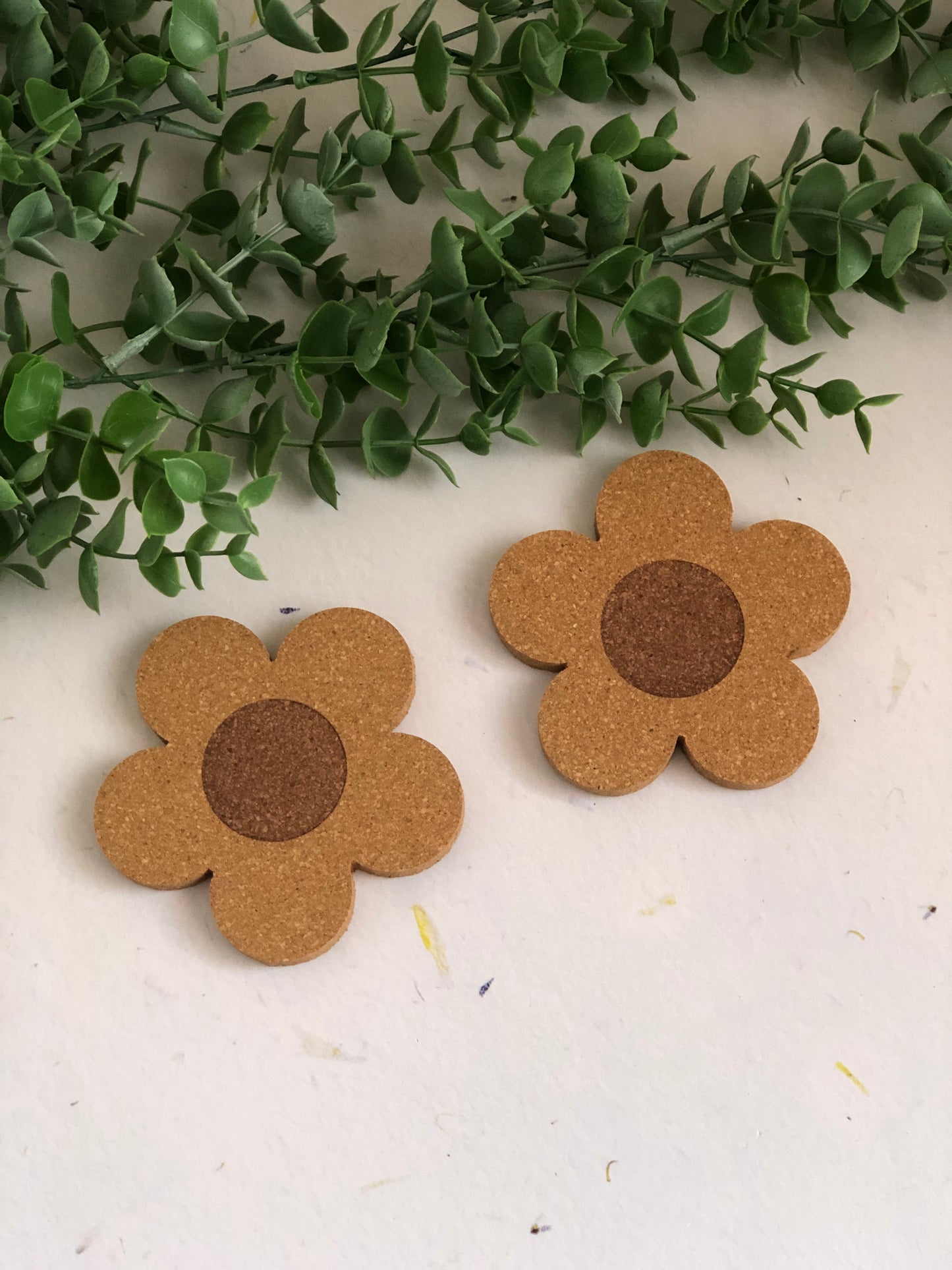 Flower Cork Coaster