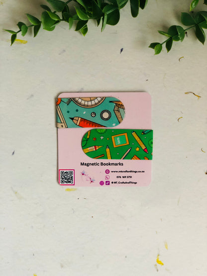 Magnetic Bookmarks -  Various Designs