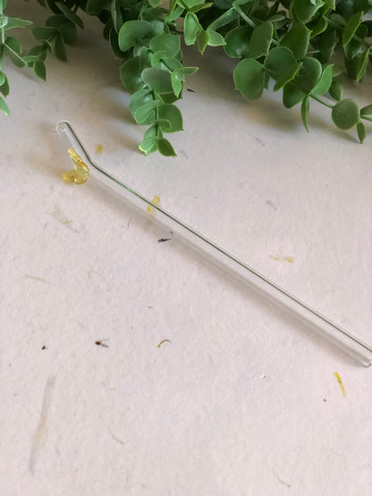 Butterfly Glass Straws