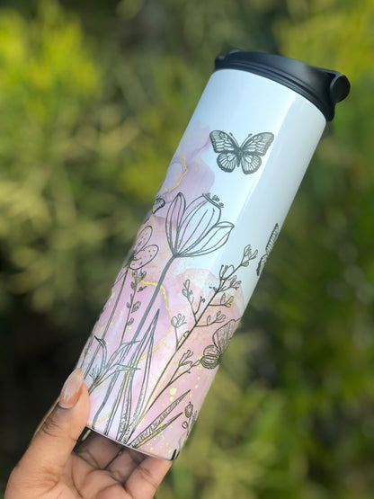 20oz Dual Lid Tumbler - Boho Line Art