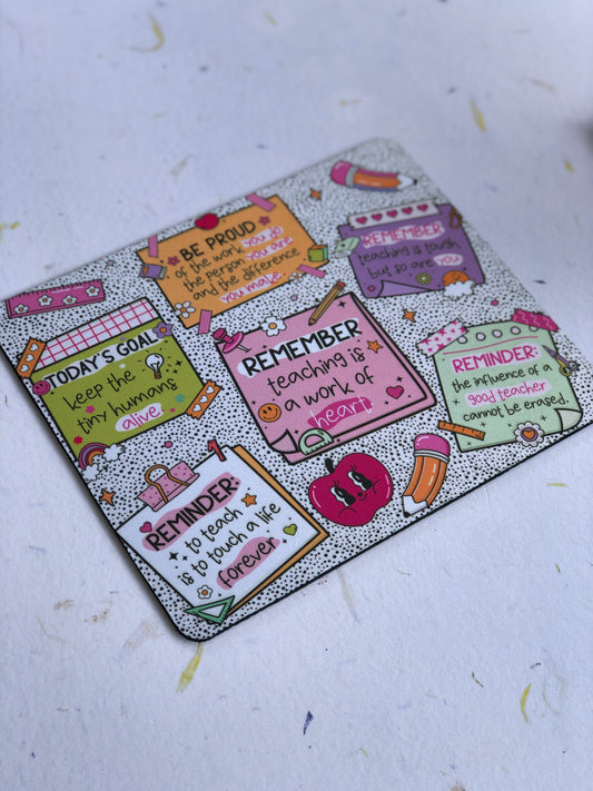 Teacher Affirmations Mouse Pad