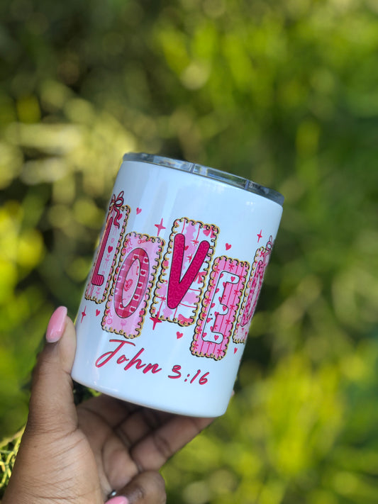 Mini Tumbler - Loved John 3:16