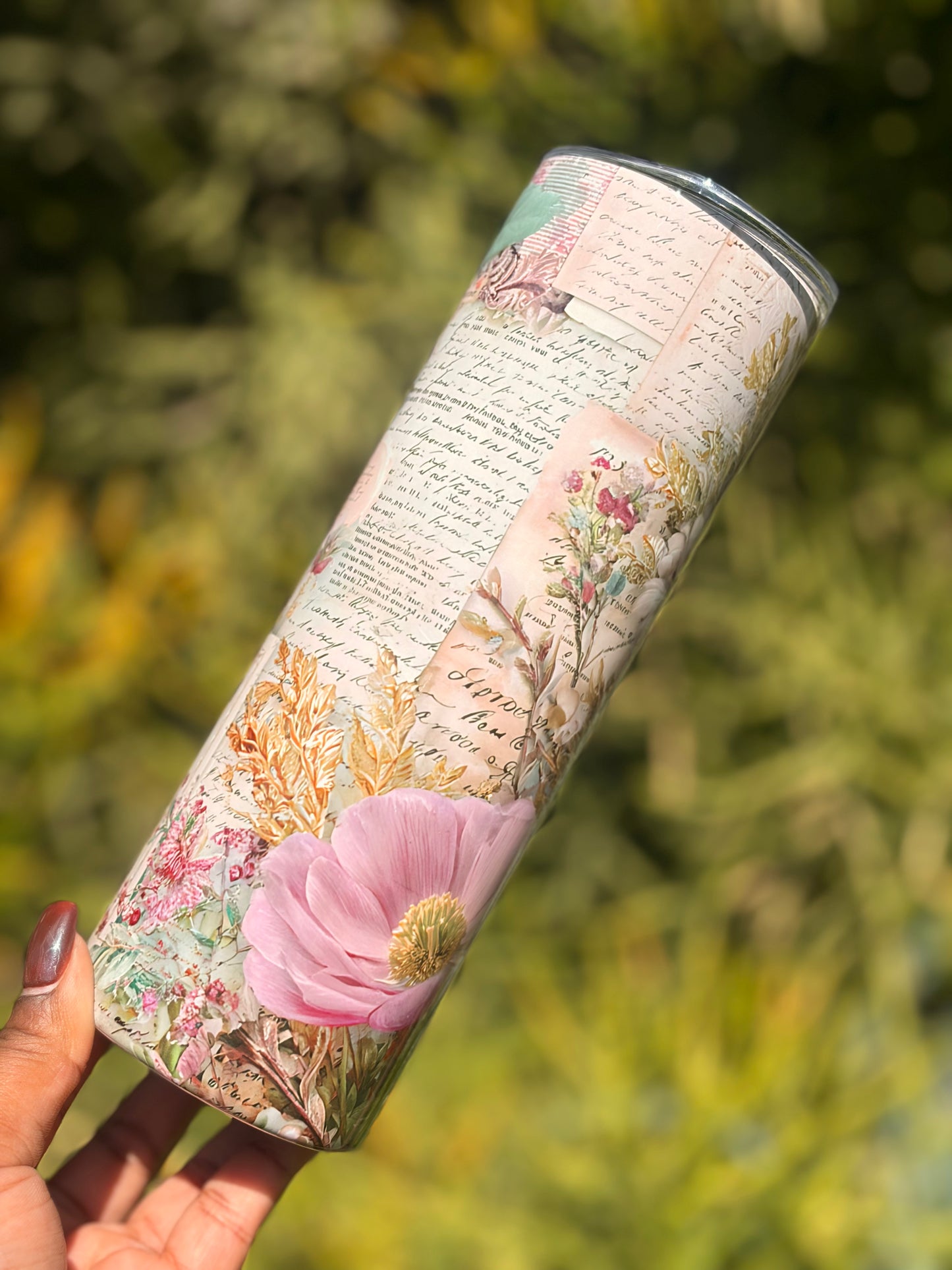 20oz Skinny Tumbler - Romantic Victorian